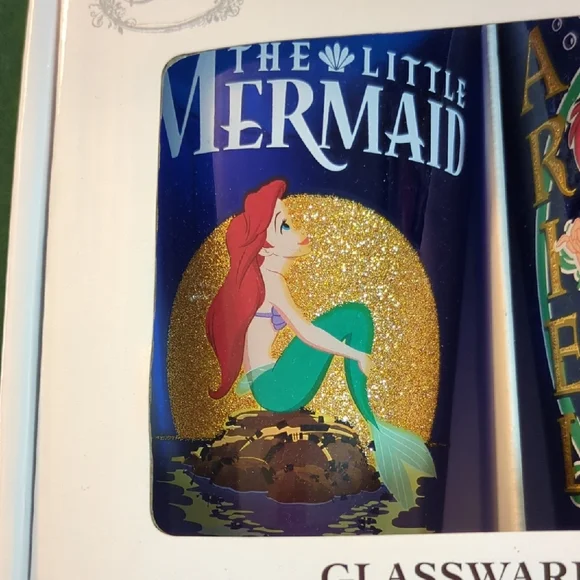 Disney The Little Mermaid Glassware Set Of Two 16 Oz Glasses - Picture 3 of 5